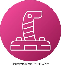 Diseño de vectores Estilo de icono Joystick virtual