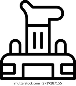 Vector Design Virtual Joystick Icon Style