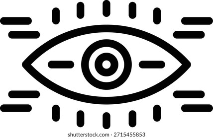 Vektordesign Vision Symbolstil