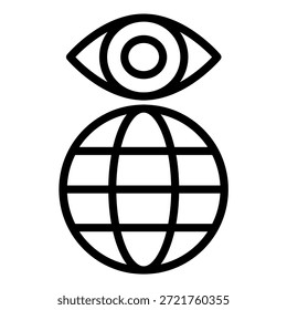 Diseño de Vector VisionVoyage Icon Style