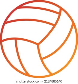 Vector Design Volleyball Icon Style