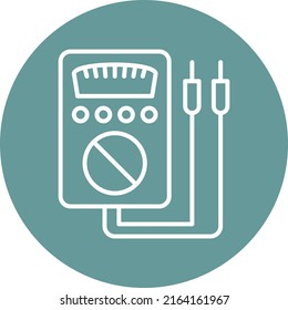 Vectordesign Voltmeter-Symbol