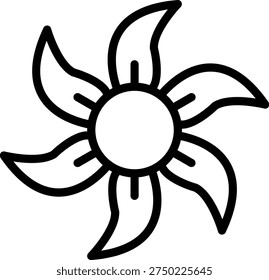 Vector Design Vortex Icon Style