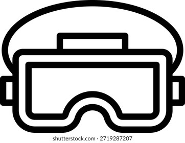 Estilo De Ícone De Óculos Vr De Design De Vetor