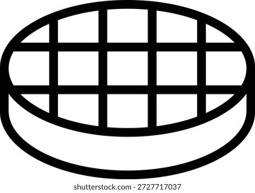 Diseño de Vector Waffle Icon Style