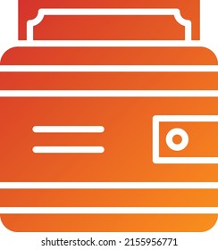 Estilo de icono de la cartera de diseño del vector
