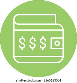 Vector Design Wallet Icon Style