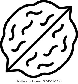 Vector Design Walnut Whirl Icon Style
