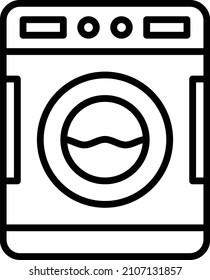 Vector Design Washing Machine Icon Style