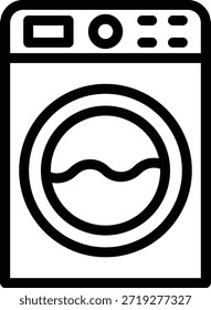 Vector Design Washing Machine Icon Style