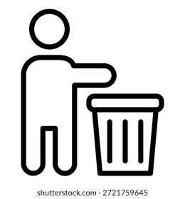 Diseño de Vector WasteWarden Icon Style