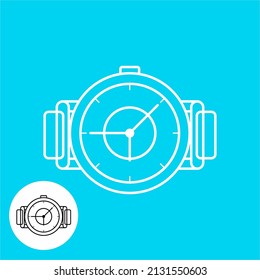 vector design of watch icons and symbols that can be used as icons and symbols of all watches