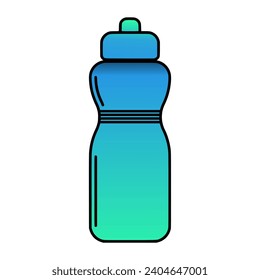 Vector design of a water bottle 