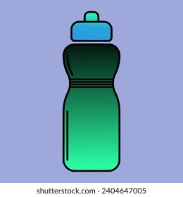 Vector design of a water bottle 