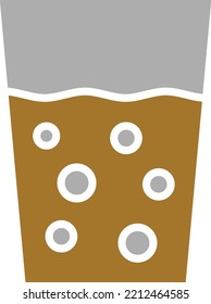 Diseño de vectores Estilo de iconos de vidrio de agua