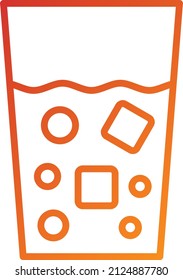 Estilo del icono de agua de diseño de vectores