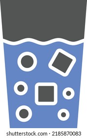 Estilo del icono de agua de diseño de vectores
