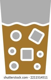 Estilo del icono de agua de diseño de vectores