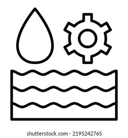 Vector Design Water Management Icon Style