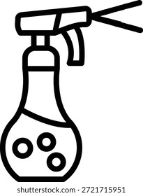 Estilo del icono del aerosol de agua del diseño del Vector