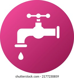 Diseño de agua de vectores Tap Estilo de iconos