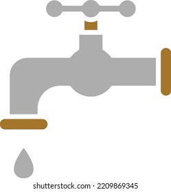 Vector Design Water Tap Icon Style