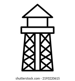 Vector Design Water Tower Icon Style