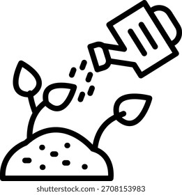 Estilo de icono de riego de diseño de Vector