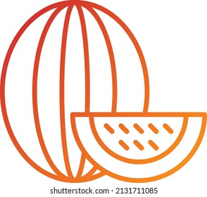 Vector Design Watermelon Icon Style
