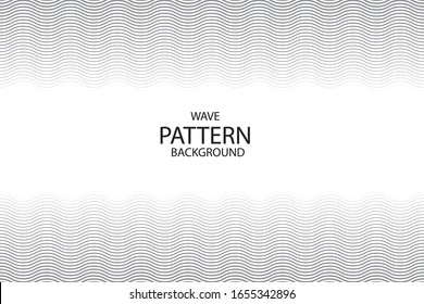 vector design wave simple wavy line, smooth pattern background, copy space. EPS10.