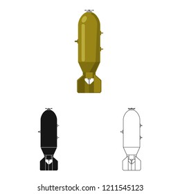 Vector design of weapon and gun symbol. Set of weapon and army vector icon for stock.