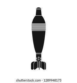 Vector design of weapon and gun symbol. Collection of weapon and army stock vector illustration.