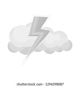 Vector design of weather and climate icon. Set of weather and cloud vector icon for stock.