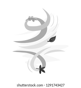 Vector design of weather and climate sign. Collection of weather and cloud vector icon for stock.