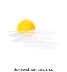 Vector design of weather and climate sign. Set of weather and cloud stock vector illustration.
