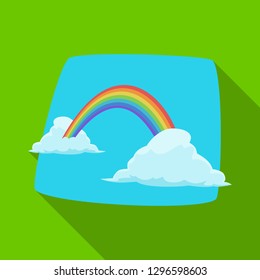 Vector design of weather and climate symbol. Collection of weather and cloud vector icon for stock.