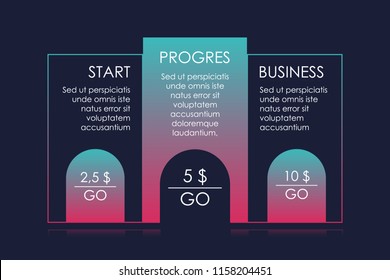 Vector design for web app. Set offer tariffs. Price list. Pricing plans and tables for web and applications. For mobile networks. ux ui  