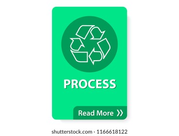 vector design of web banner green