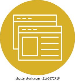 Vector Design Webpages Icon Style