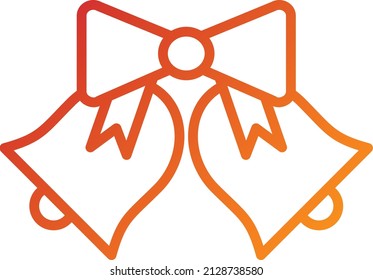 Vector Design Wedding Bells Icon Style