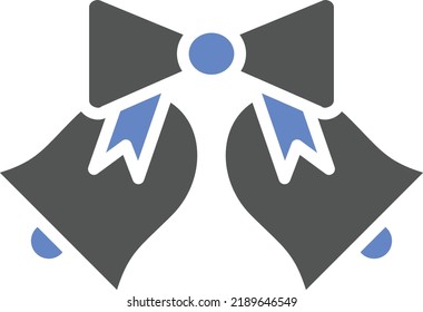 Vector Design Wedding Bells Icon Style