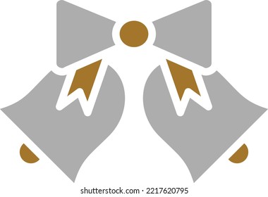 Vector Design Wedding Bells Icon Style