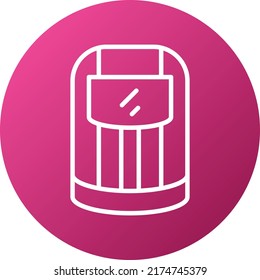 Vector Design Welding Helmet Icon Style