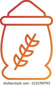 Vector Design Wheat Icon Style