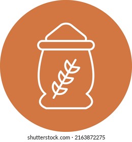 Diseño de vectores Estilo de iconos de trigo