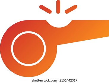 Vector Design Whistle Icon Style