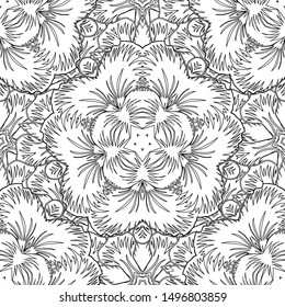 Vector Design With white and black Elements for Greeting or Business Cards, Invitations. Vintage Scrolls for Ornate Decor in Victorian Style. Retro seamless pattern.