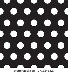 Vector Diseño Blanco y Negro Lunares