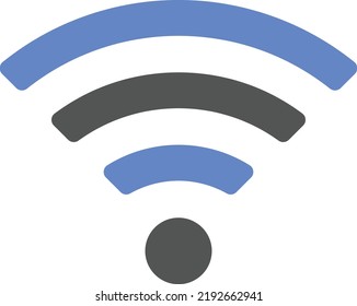 Wifi-Icon-Stil für Vektordesign