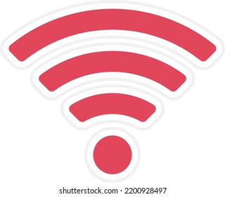 Estilo de icono Wifi de diseño de vectores